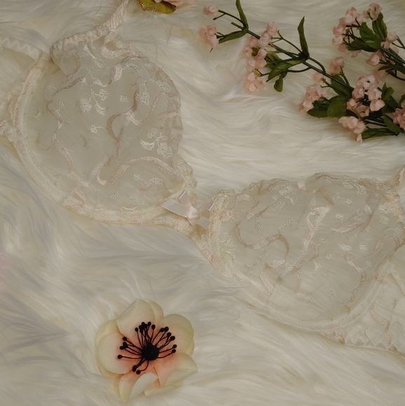 ❌SOLD❌Vintage Lejaby🌿 floral lace lingerie bra - Picture 2 of 5